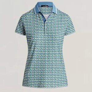 NWOT RLX Ralph Lauren Multicolor Pattern Golf Polo Shirt
